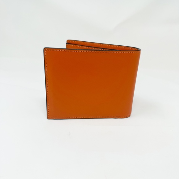 Coach CH084 3 In 1 Wallet Coach Stamp Mens Refined Calf Leather orange - Picture 5 of 8
